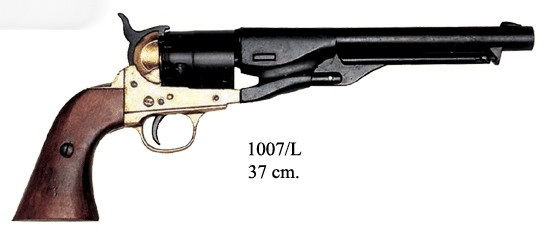 Colt Modell M 1860, schwarz/mess.