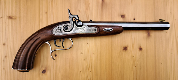 Vorderladerpistole Le Page cal.45 P. Bondini Präzisionslauf