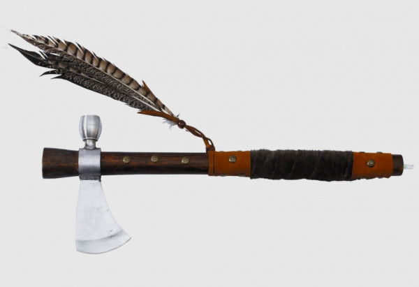 Tomahawk Pfeife mit Stahlklinge,