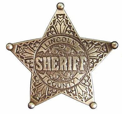 Sheriffstern "Lincoln county"