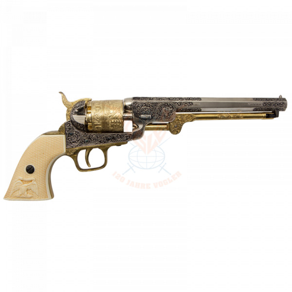 General Custer Colt, weiß-gold