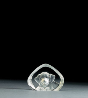 Mats Jonasson Miniatur-Kristal Welpe