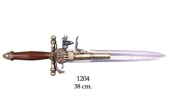 Steinschl.Pistole/Messer Fr.18.Jahrh