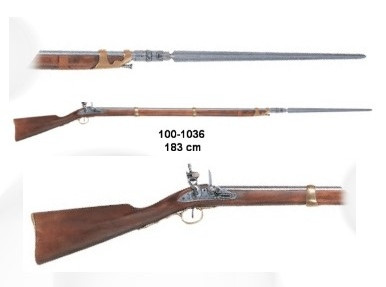 Franz.Gewehr m. Bajonett