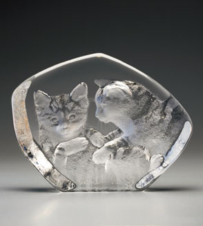 Mats Jonasson Kristall Katze